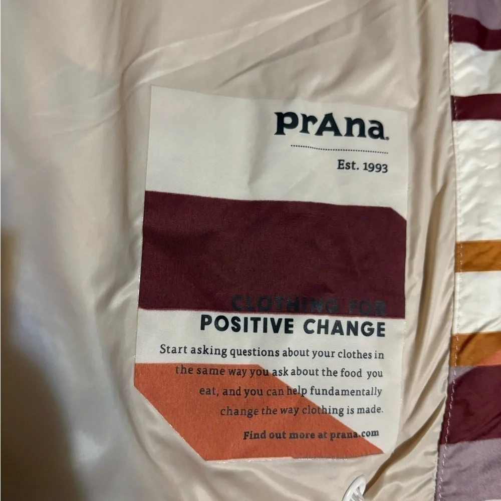 NWT Prana Puffer Hellebore Vest xsmall